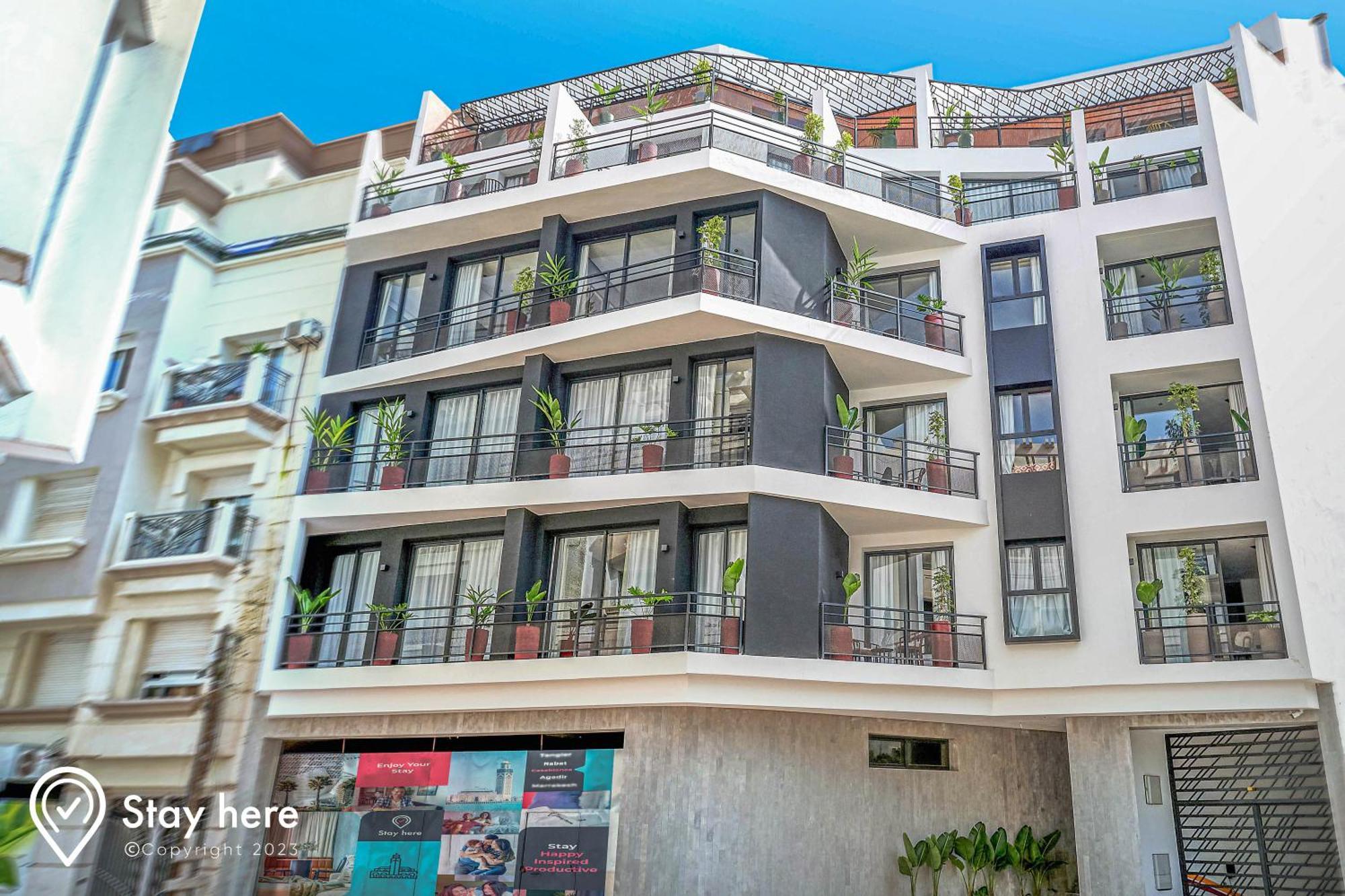 Stayhere Casablanca - Maarif - Elite Residence מראה חיצוני תמונה